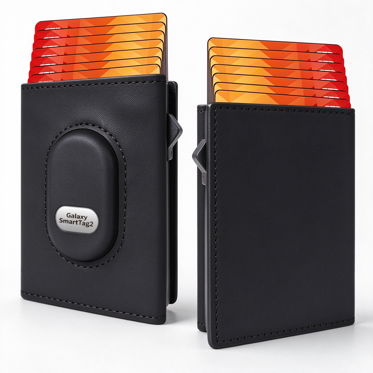 Galaxy SmartTag Compatible Pop Up Card Wallet RFID Blocking Card Holder