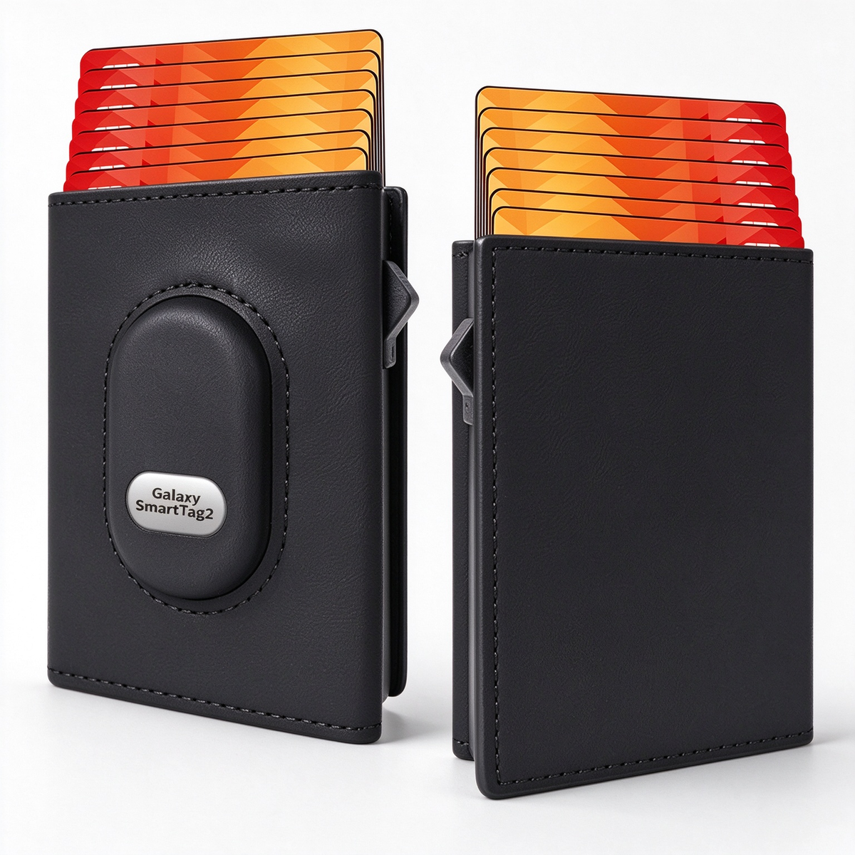 Galaxy SmartTag Compatible Pop Up Card Wallet RFID Blocking Card Holder
